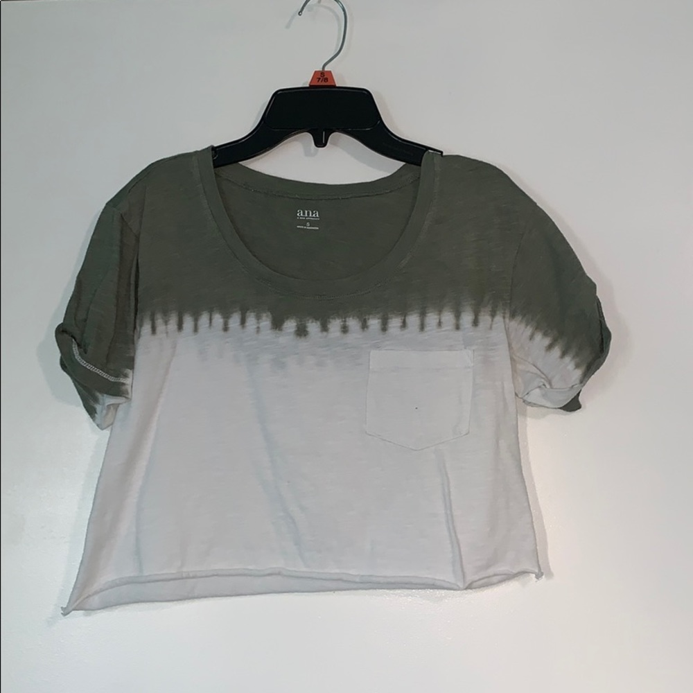 White and green shirt